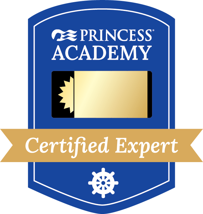 Princess Cruises Commodore certification insignia
